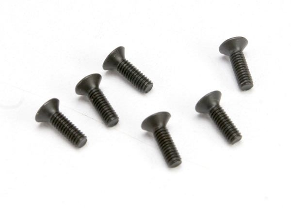 Traxxas Skruv M2,5x8mm Försänkt Insex (6)