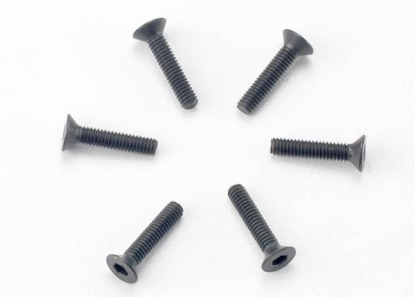 Traxxas Skruv M2,5x12mm Försänkt Insex (6)