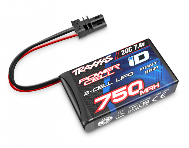 Traxxas Li-Po Batteri 2S 7.4V 750mAh 20C TRX-4M/MT