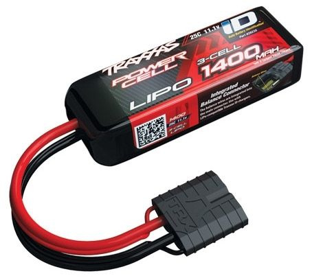 Traxxas Li-Po Batteri 3S 11,1V 1400mAh 25C iD-kontakt