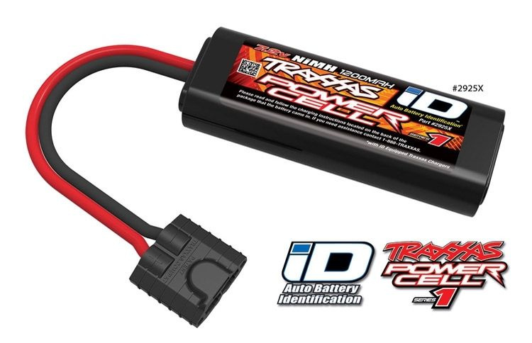 Traxxas NiMH Batteri 7,2V 1200mAh (2/3A) iD-kontakt