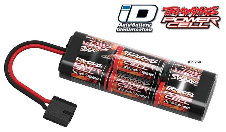 Traxxas NiMH Batteri 8,4V 3000mAh Hump ID-kontakt