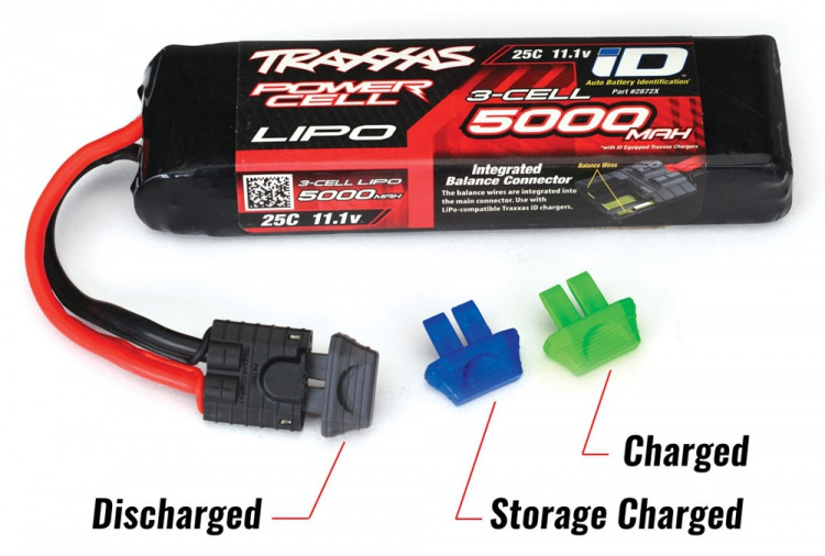 Traxxas Batteripluggar TRX-iD (4+4+4)