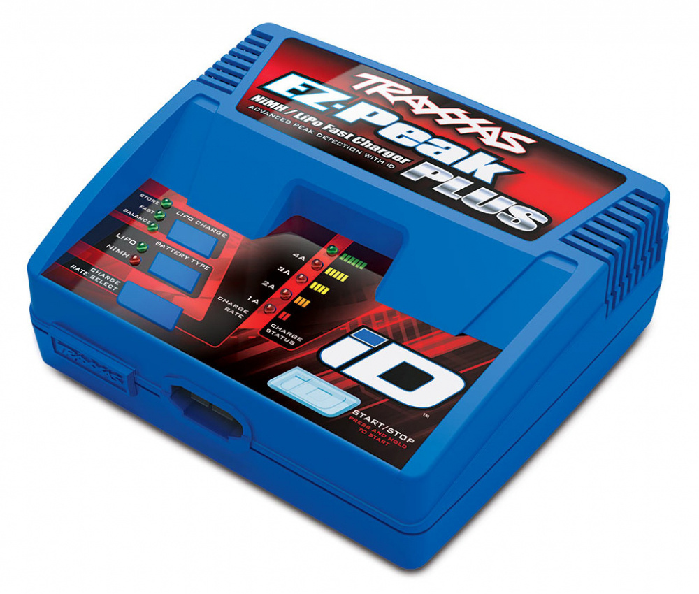 Traxxas Laddare EZ-Peak Plus 4A och 2S 5200mAh Hard Batteri Combo