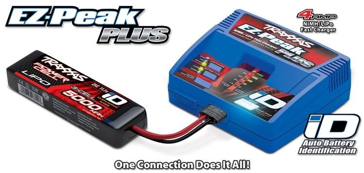 Traxxas EZ-Peak Plus 4A NiMH/LiPo 2-3S Laddare Auto ID