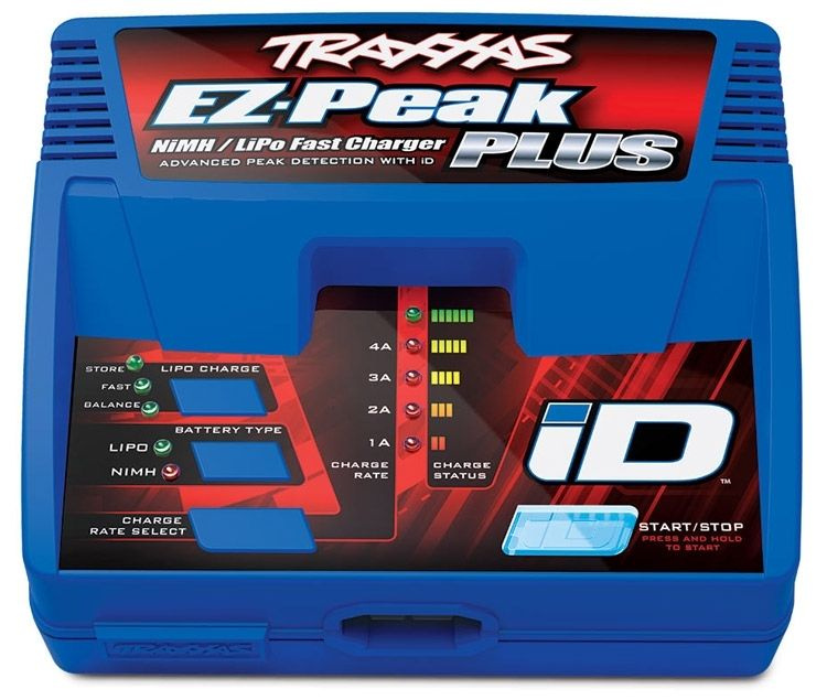 Traxxas EZ-Peak Plus 4A NiMH/LiPo 2-3S Laddare Auto ID