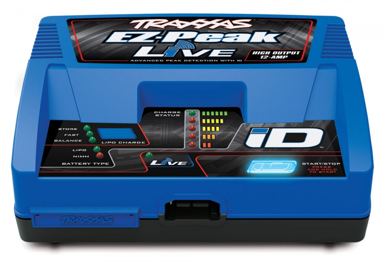 Traxxas EZ-Peak Live 12A NiMH/LiPo 2-4S Laddare Auto ID