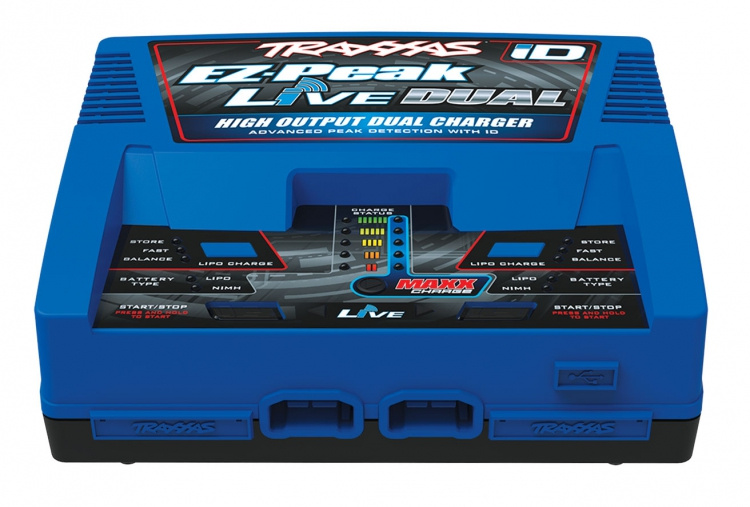 Traxxas EZ-Peak Live Dual 26A NiMH/LiPo 2-4S Laddare med Auto iD
