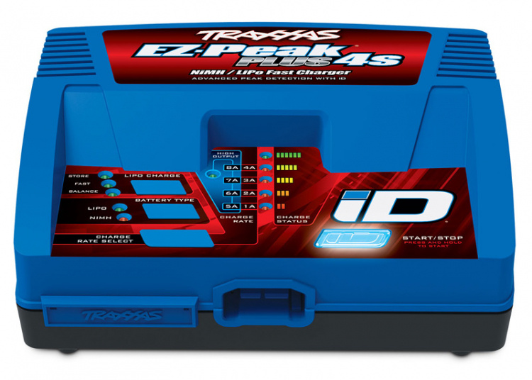 Traxxas EZ-Peak Plus 4S 8A NiMH/LiPo Laddare Auto iD