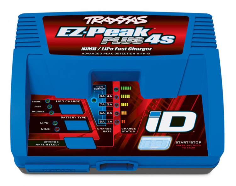Traxxas EZ-Peak Plus 4S 8A NiMH/LiPo Laddare Auto iD