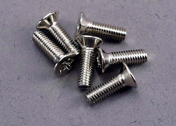 Traxxas Skruv M3x10mm Försänkt (6)