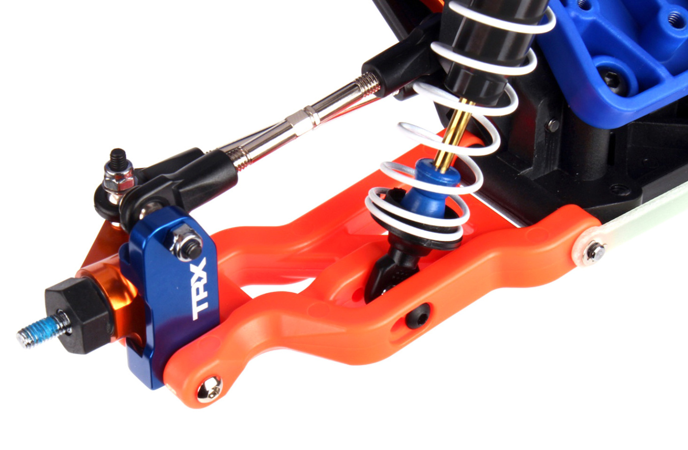 Traxxas Styrspindelhållare Aluminium Orange (Par)