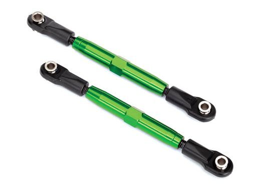 Traxxas Turnbuckle Komplett Alu Grön Camberstag 73mm (2)