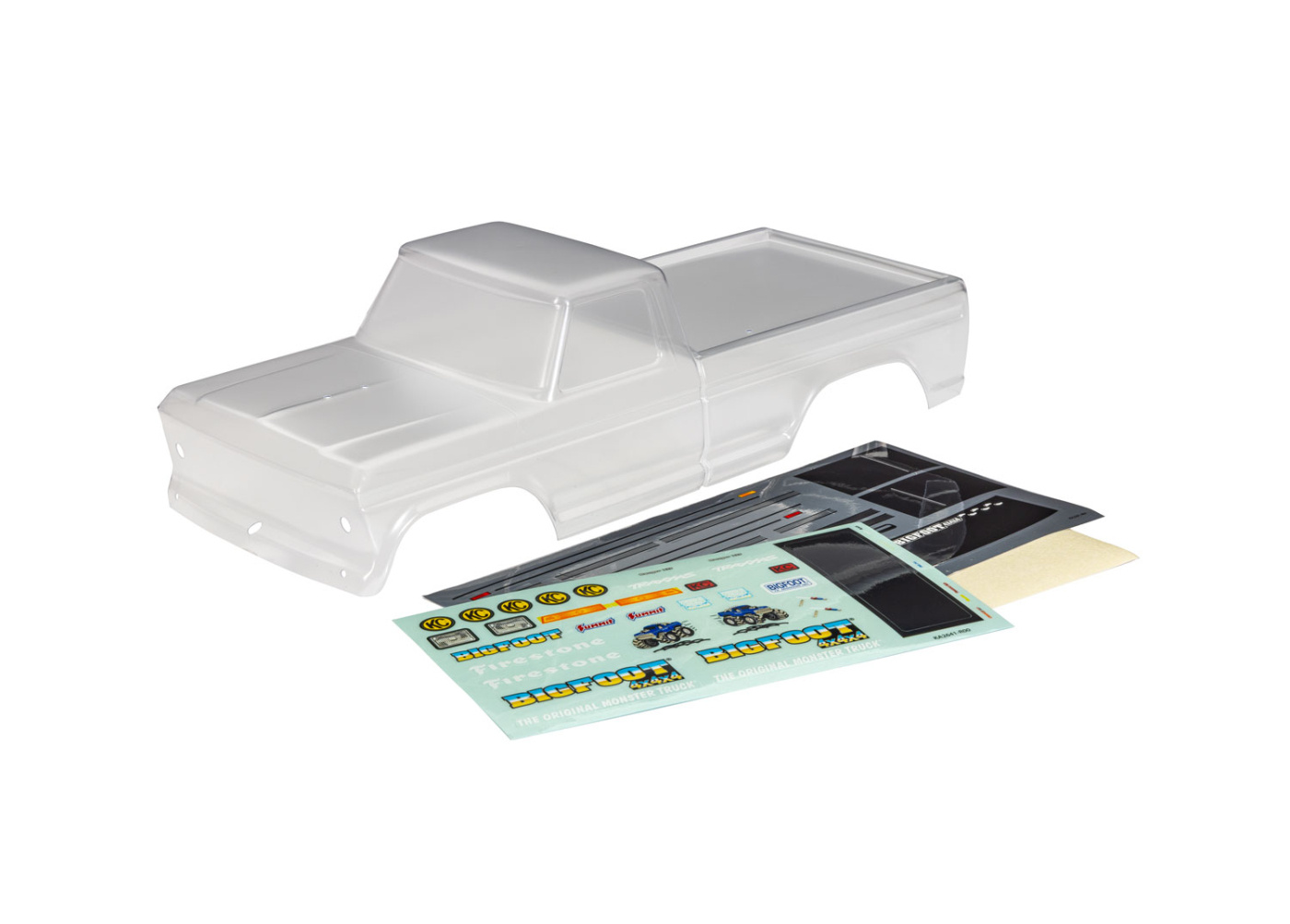 Traxxas Kaross Bigfoot No.1 Clipless Omålad