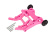 Wheelie Bar Komplett Rosa Wheelie Bar Komplett Rosa