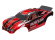 Traxxas Kaross Rustler 2WD Röd Målad Traxxas Kaross Rustler 2WD Röd Målad