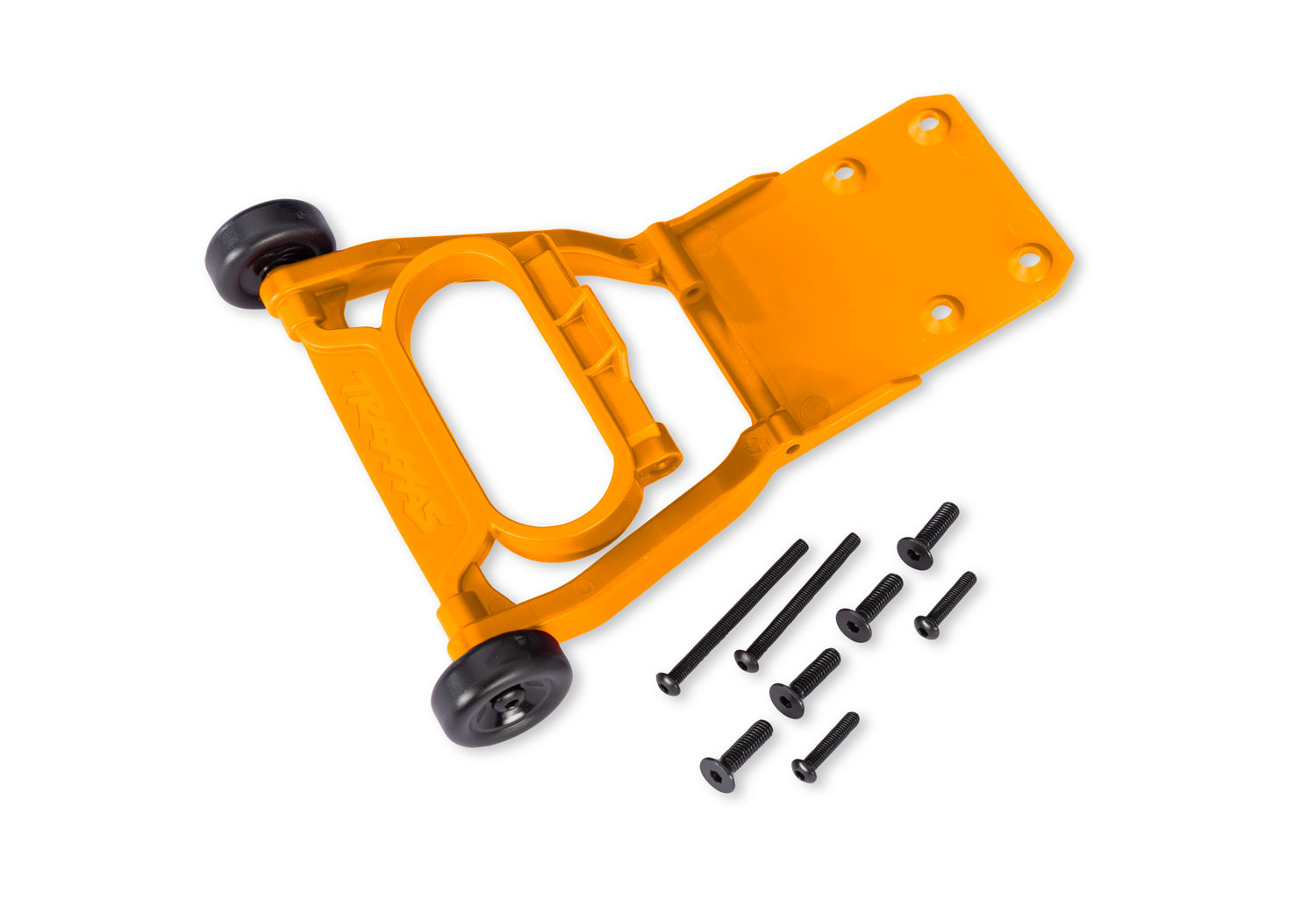 Wheelie Bar Komplett Orange (för 2WD med Transmission #3695X)