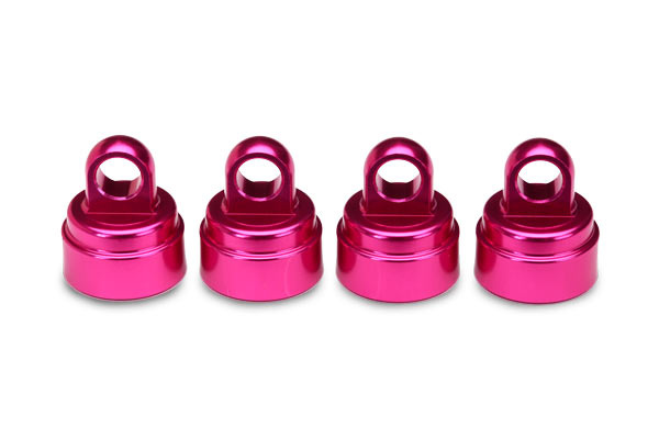 Traxxas Dämpartopp Aluminium Rosa (4) Ultra-Shocks