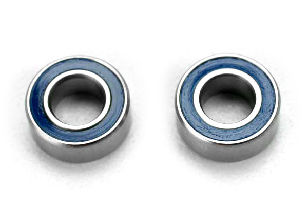 Traxxas Kullager 5x10x4mm Gummitätat Blå (2)