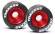 Traxxas Wheelie Hjul Aluminium Röd (2) Traxxas Wheelie Hjul Aluminium Röd (2)