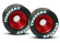 Traxxas Wheelie Hjul Aluminium Röd (2) Traxxas Wheelie Hjul Aluminium Röd (2)