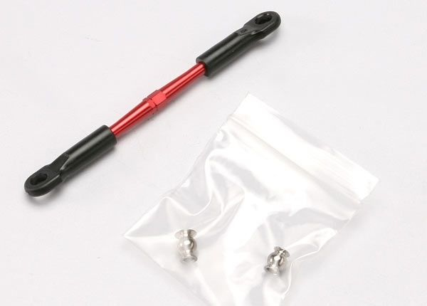 Traxxas Turnbuckle Camber 58mm Komplett Aluminium Röd (1)
