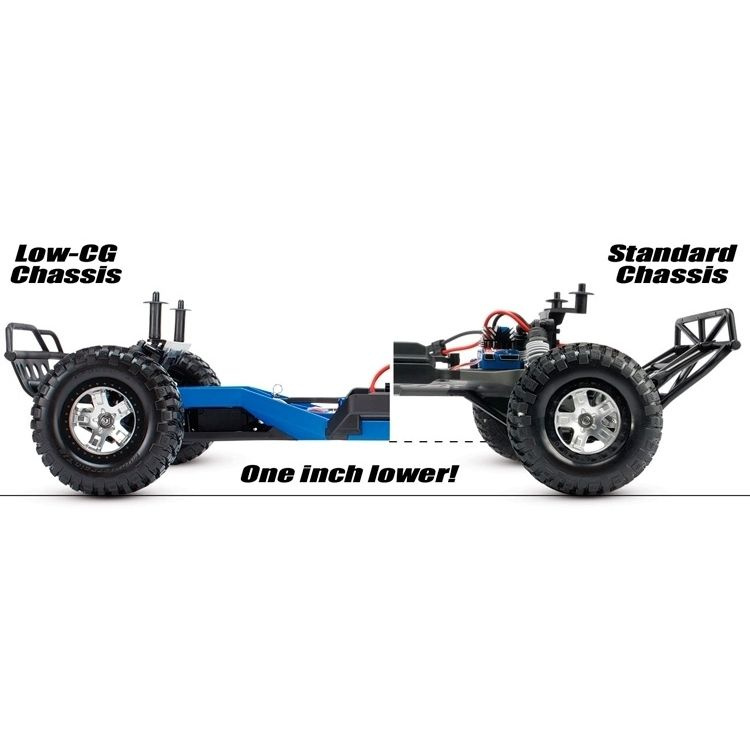 Traxxas Chassi LCG (Låg Tyngdpunkt) Ombyggnadsset  Slash 2WD