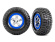 Traxxas Däck & Fälg, BFGoodrich/SCT Krom-Blå 4WD/2WD Bak (2) Traxxas Däck & Fälg, BFGoodrich/SCT Krom-Blå 4WD/2WD Bak (2)