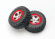 Traxxas Däck & Fälg SCT/SCT Matt Krom-Röd 4WD/2WD Bak (2) Traxxas Däck & Fälg SCT/SCT Matt Krom-Röd 4WD/2WD Bak (2)