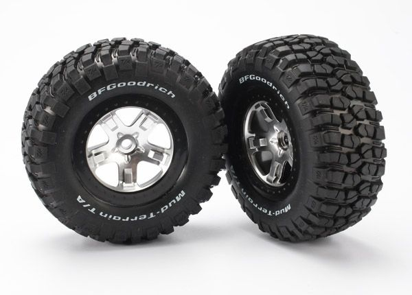Traxxas Däck & Fälg, BFGoodrich/SCT, 4WD/2WD Bak (2)*