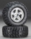 Traxxas Däck & Fälg Kumho/SCT Matt krom-Svart 4WD/2WD Bak (2) Traxxas Däck & Fälg Kumho/SCT Matt krom-Svart 4WD/2WD Bak (2)