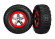 Traxxas Däck & Fälg SCT/SCT Krom-Röd 4WD/2WD Bak TSM (2) Traxxas Däck & Fälg SCT/SCT Krom-Röd 4WD/2WD Bak TSM (2)