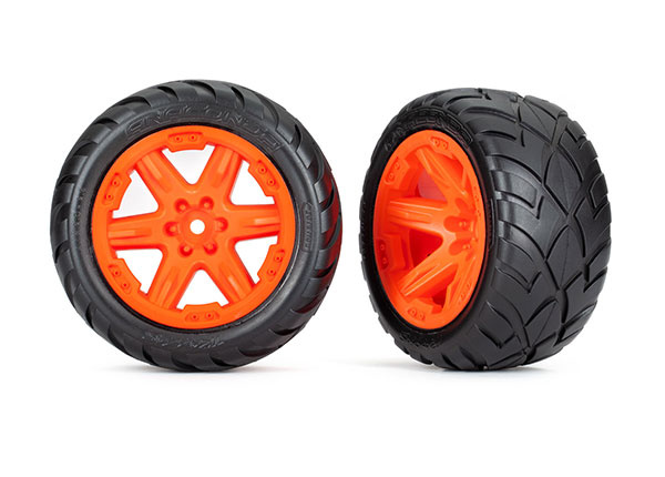 Traxxas Däck & Fälg Anaconda/RXT Orange 2,8