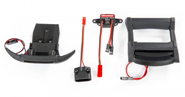 Traxxas LED Ljus Fram & Tak Set Komplett Rustler 4x4