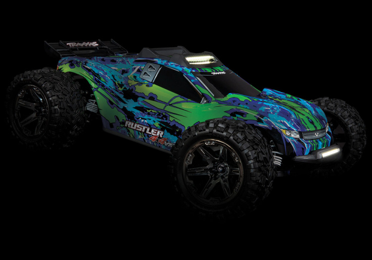 Traxxas LED Ljus Fram & Tak Set Komplett Rustler 4x4