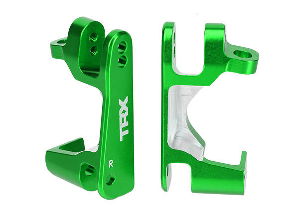 Traxxas Casterblock Alu Grön V+H (2)