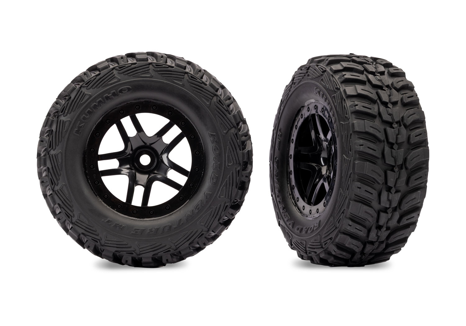 Däck & Fälg Kumho/S-Spoke Svart 4WD/2WD Bak (2)