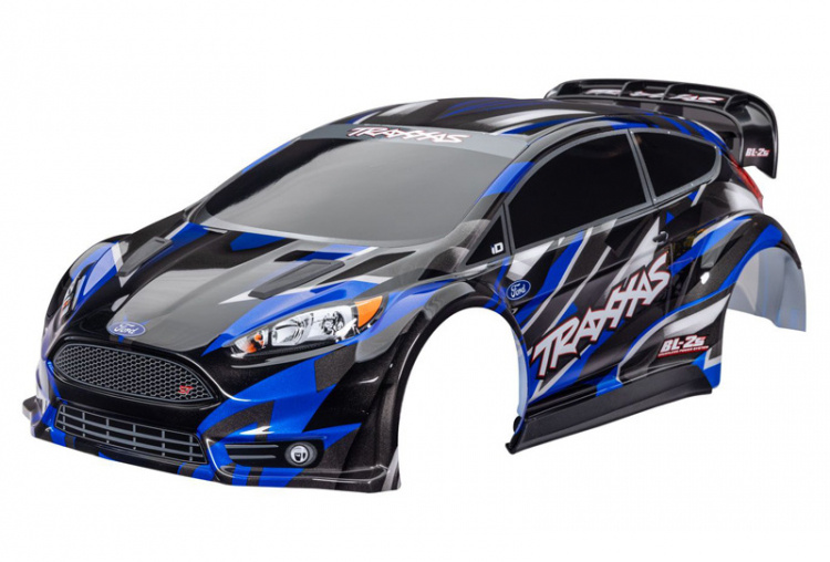 Traxxas Kaross Ford Fiesta ST Rally Blå