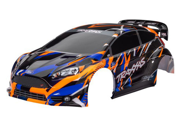 Traxxas Kaross Ford Fiesta ST Rally VXL Orange