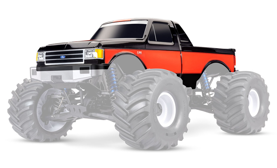 Traxxas Kaross X-Maxx MT Ford F-150 Röd/Svart