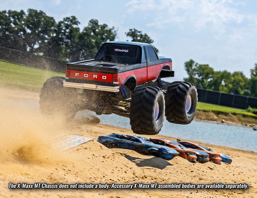 Traxxas Kaross X-Maxx MT Ford F-150 Röd/Svart