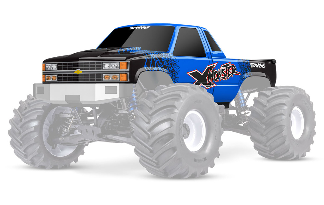 Traxxas Kaross X-Monster Chevrolet GMT400 Blå
