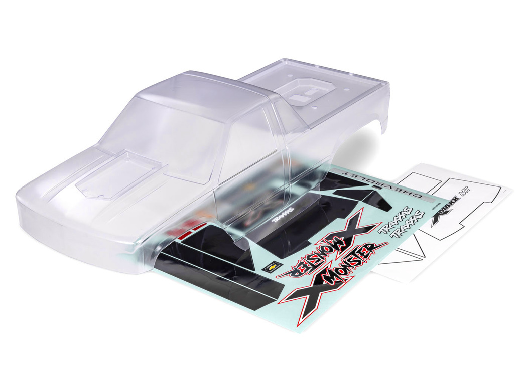 Traxxas Kaross X-Monster Chevrolet GMT400 Omålad 2mm HD