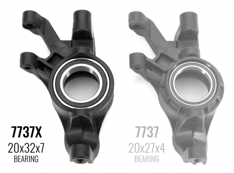 Traxxas Styrspindel H & V (Stora Lager) (Par) X-Maxx