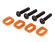 Traxxas Brickor Motorfäste Alu Orange med Skruv (4) X-Maxx, XRT Traxxas Brickor Motorfäste Alu Orange med Skruv (4) X-Maxx, XRT
