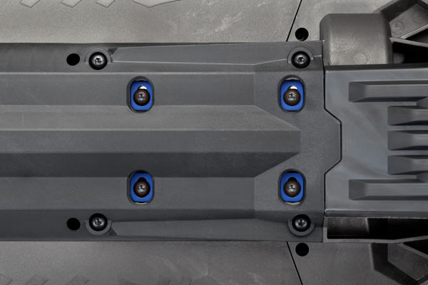 Traxxas Brickor motorfäste Alu Grön med skruv (4)