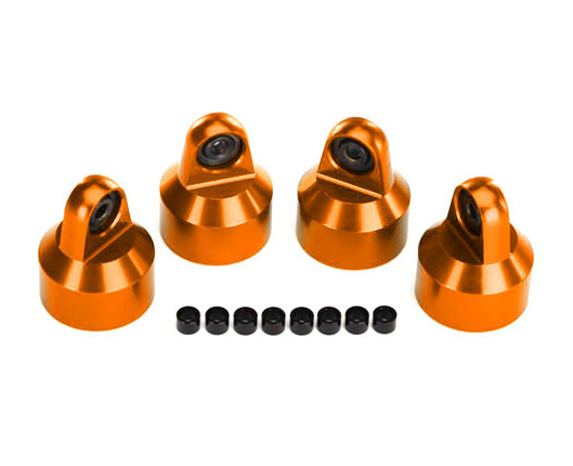 Traxxas Stötdämpartopp Alu Orange (för GTX #7761,7861) (4)