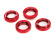 Traxxas Fjäderspännare GTX-dämpare Alu Röd (4) Traxxas Fjäderspännare GTX-dämpare Alu Röd (4)