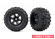 Traxxas Däck & Fälg Sledgehammer Förstärkta / X-MAXX Svart (2) Traxxas Däck & Fälg Sledgehammer Förstärkta / X-MAXX Svart (2)