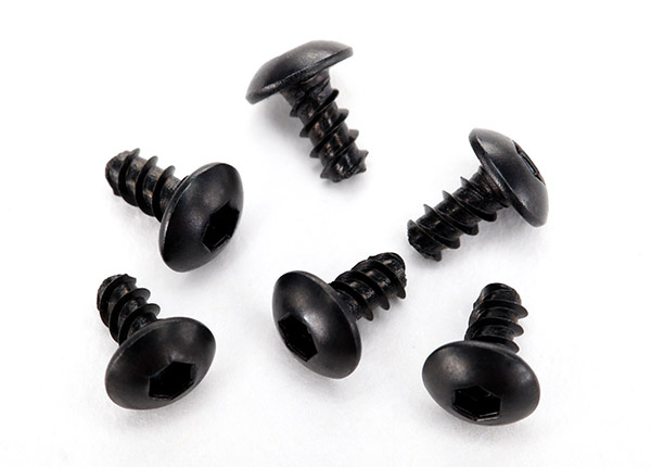 Traxxas Skruv 2,6x5mm Självgängande Kullrig Insex (6)